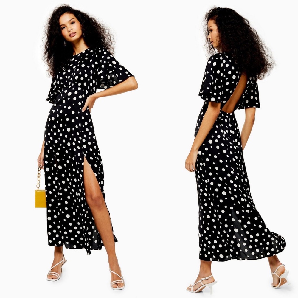 Brand New w/ tag! Polka Dot Midi Dress